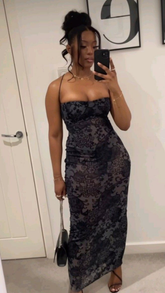 Vintage Etuikleid Abendkleid für schwarze Mädchen Y4237