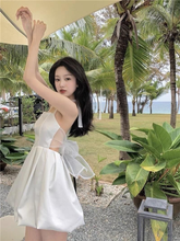 Chic White Homecoming Dress White Party Dress Y2371