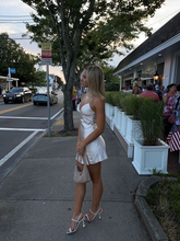 Simple A-line V Neck Homecoming Dress Short Party Dress Y2011