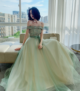 Off the Shoulder Long Formal Occasion Dress Evening Dress Y620