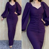 Vestidos de fiesta morados, vestidos de noche formales Y5614