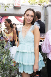 Vestido de fiesta de 18 años con escote en V y corte A, estilo regreso a casa, Y2708