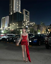 Vintage Sweetheart Red Tight Homecoming Dress Red Party Dress Y4597