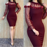 Bodycon Dress Sexy Homecoming Dress Y6048