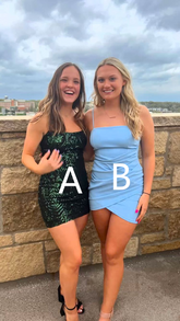 Light Blue Spaghetti Straps Homecoming Dress with Ruched Y2657