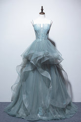 Green Lace Long Prom Dresses Green Lace Long Formal Evening Dresses