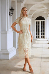 Ladies embroidery short-sleeved Chinese style short evening dress party wedding shopping evening dress SY28105