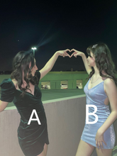 Lindo vestido de fiesta azul para regreso a casa Y2184