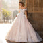 Lace Appliques Princess Wedding Dress Vestido De Noiva V-Neck Vestidos De Novia