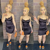 Sexy Black Homecoming Dress Black Mini Dress Cocktail Dress Y2192