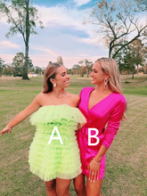 Green Homecoming Dress Graduation Dress Party Dress Y2047