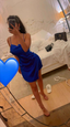 Sexy Royal Blue Homecoming Dress Royal Blue Party Gown Y5669