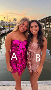 Cute Strapless Homecoming Dress Graduation Dress For Teens Y2093