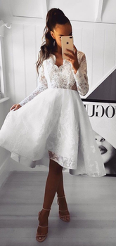 Charming V-Neck A-Line Dresses Short Prom Dresses Cheap Homecoming Dresses Graduation Dress Formal Women Dress Y989