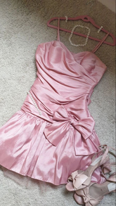 Lovely Pink Homecoming Dress Pink Party Dress Y2352