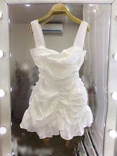 Chic White Homecoming Dress White Party Dress Y2023