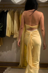 Daisy-Embroidered Cherie Gown