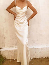 Crystal Mulberry Silk Gown