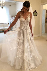 Elegant wedding dresses white lace wedding dresses