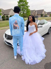 Sweetheart Neckline Tulle Ball Gown Y1320