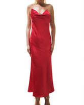 Jayee Mulberry Silk Slip Dress