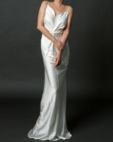 Jaysia Mulberry Silk Dress Gown