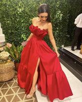 Red Prom Dresses Long Prom Dresses Evening Dresses Y1052