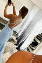 Lucille |Mermaid Spaghetti Straps Lace Prom Dress by KissProm
