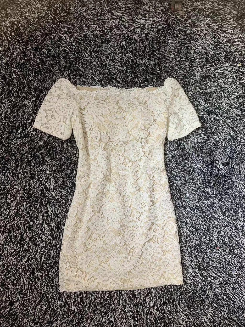 Off The Shoulder Lace Homecoming Dress Charming Homecoming Dress S3269 by simplepromdress