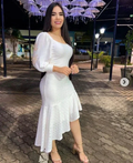 White Long Sleeves Party Gown White Homecoming Dress Y6833 by simplepromdress