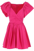 A-line Hot Pink Homecoming Dress Fashion Outfit Dress Y2530 by simplepromdress