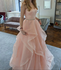 Sweetheart Pink A-line Ball Gown,Pink Birthday Dress Y4995 by simplepromdress