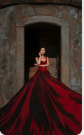 Wonderful Red Long Prom Dress Sleeveless Evening Dress Y308 by simplepromdress