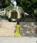 Sexy Green Long Prom Dress Spaghetti Straps Evening Gown Y7925 by simplepromdress
