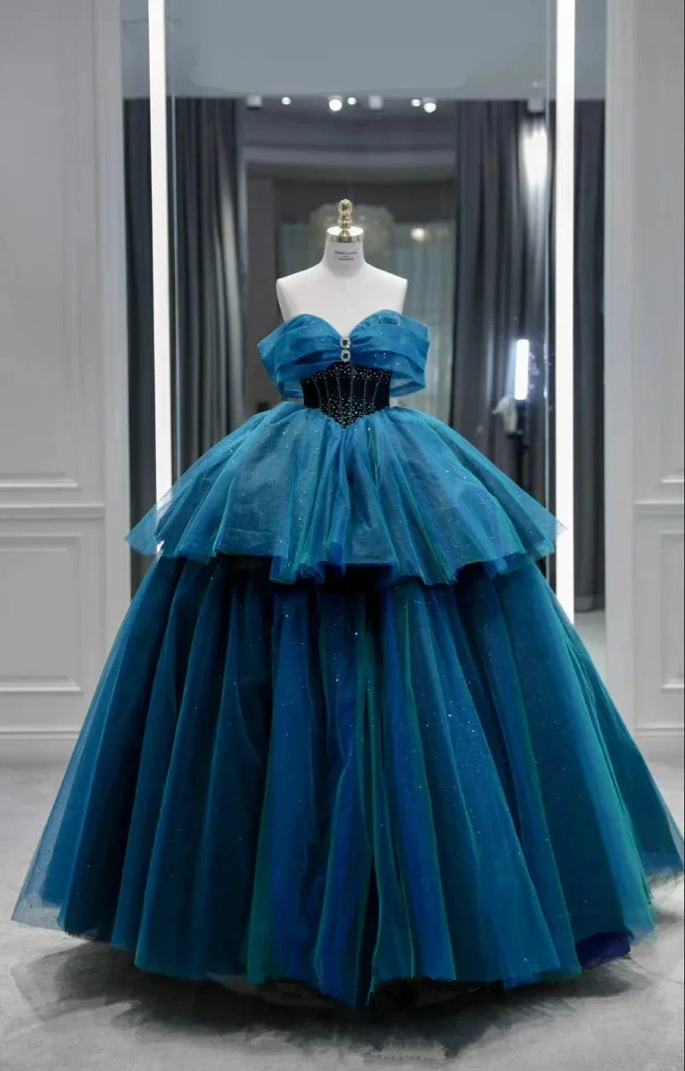 Fantastic Off The Shoulder Ball Gown,Princess Dress,18th Birthday Party Dress Y4385 by simplepromdress