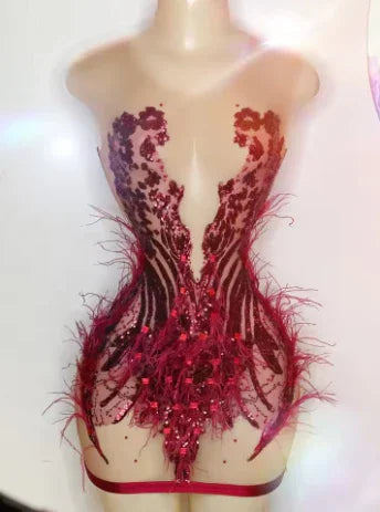 فستان سهرة أسود جذاب لعيد العودة إلى الوطن زي عيد ميلاد الثالث والعشرين للبنات السود Y2233