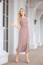 Sunnderly Two-Piece A-line Mother of The Bride Dress Formal Party Gown Dress SY28072 by numbersea