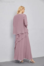 Mother of Bride Dresses with Open Front Lightweight Cardigan Formal Prom Gown 28081 by numbersea