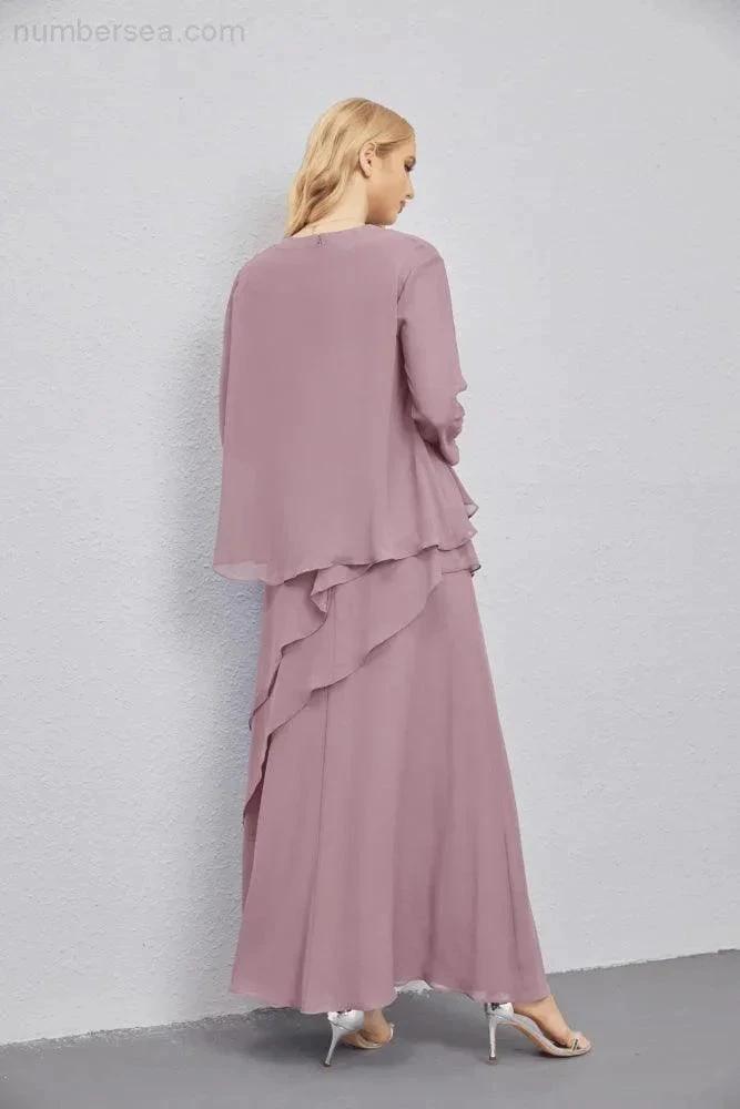 Mother of Bride Dresses with Open Front Lightweight Cardigan Formal Prom Gown 28081 by numbersea