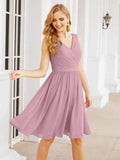 Numbersea Homecoming Dresses Knee Length Skirt V Back 28062 by numbersea
