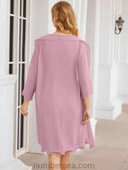 Sunnderly Mother of The Bride Dresses Prom Dress Casual Pleated Dress SY28065 by numbersea