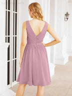 Numbersea Homecoming Dresses Knee Length Skirt V Back 28062 by numbersea