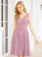 Numbersea Homecoming Dresses Knee Length Skirt V Back 28062 by numbersea
