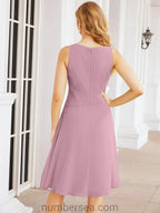 Sunnderly Mother of The Bride Dresses Prom Dress Casual Pleated Dress SY28065 by numbersea