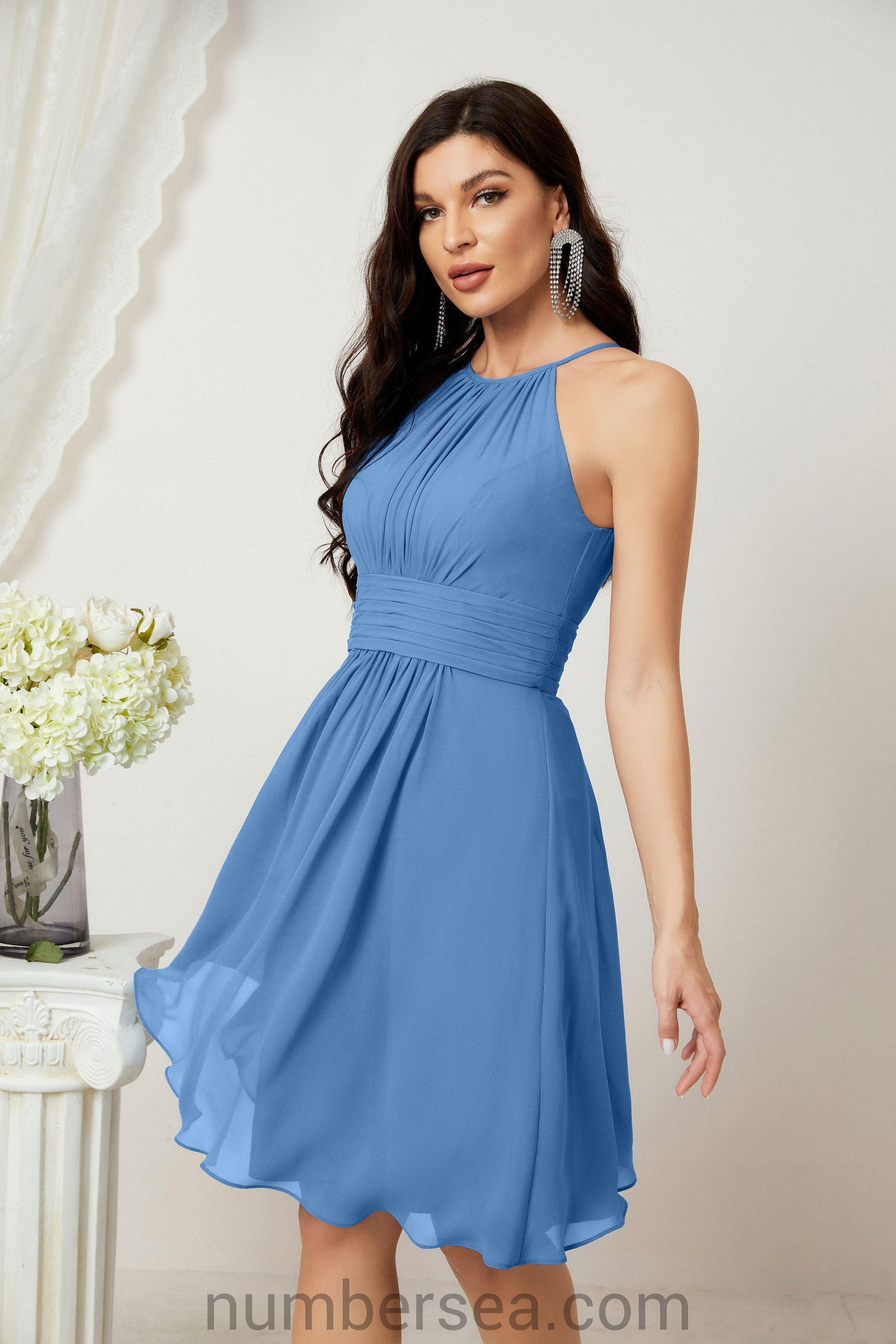 Halter Homecoming Dresses Formal Evening Party Cocktail Dress 28011 by numbersea