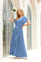Numbersea Mother of The Bride Dresses Plus Size V-Neck Floor Length Formal Prom Dress for Wedding Guest 28020 by numbersea