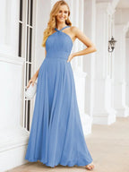 Numbersea Abiti da damigella incrociati con collo all'americana per festa, matrimonio, sera, ballo di fine anno, abiti lunghi da ballo 28053