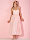 Sweetheart Neckline Starlit Cloar Maxi Length Tulle Prom Dress by Anne of Brittany