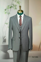 Diberon Men's Wedding Dress Business Formal Three-piece Slim Groomsman Groom Wedding Dress 921468 by 男装