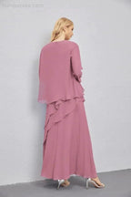 Mother of Bride Dresses with Open Front Lightweight Cardigan Formal Prom Gown 28081 by numbersea